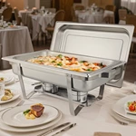 9 QT Stainless Steel Standard Chafing Dish Buffet Set