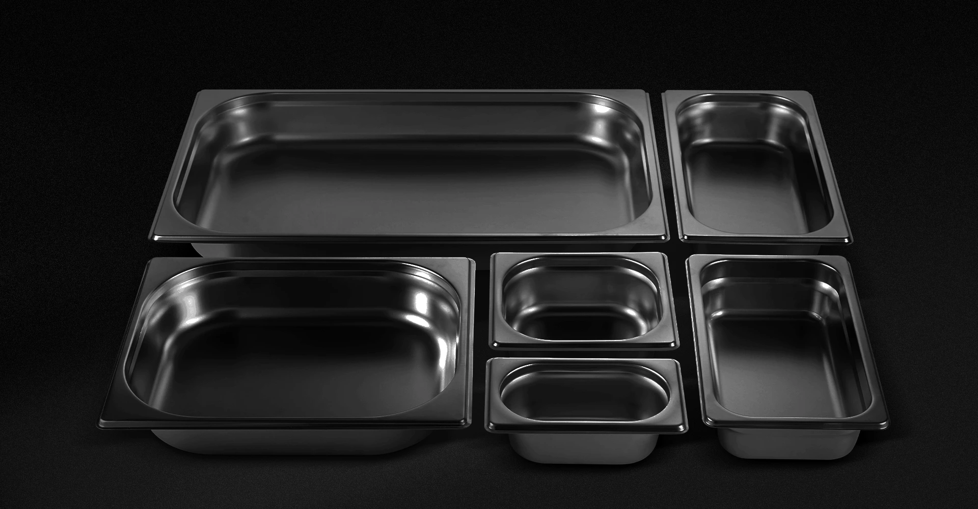 Full size Stainless Steel Gastronorm Container