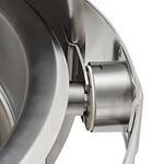 Stainless Steel 6 QT Roll Top Round Silver Chafing Dish Set