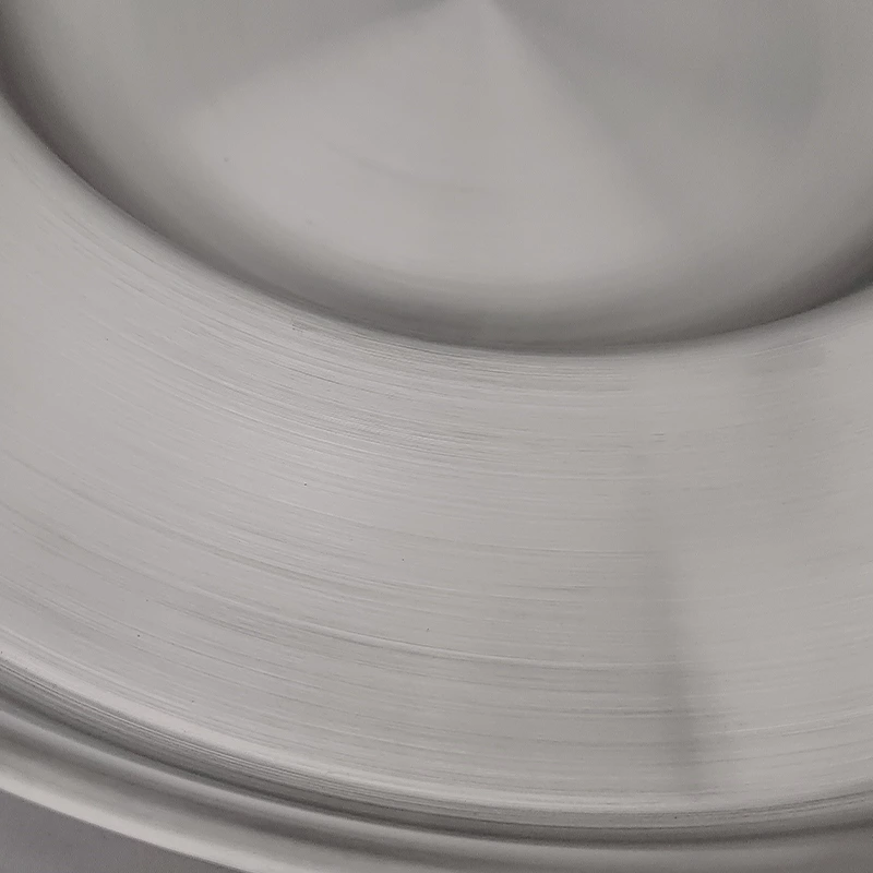 23" Round 304 Stainless Steel Concave Comal