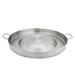 Heavy Duty 23‘’ Stainless Steel Convex Comal Griddle Pan for Taco Grill and Fry