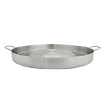 Heavy Duty 23‘’ Stainless Steel Convex Comal Griddle Pan for Taco Grill and Fry