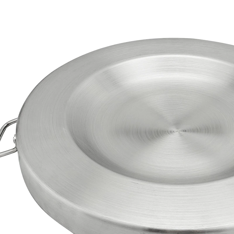Heavy Duty 23‘’ Stainless Steel Convex Comal Griddle Pan for Taco Grill and Fry