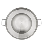 Heavy Duty 23‘’ Stainless Steel Convex Comal Griddle Pan for Taco Grill and Fry
