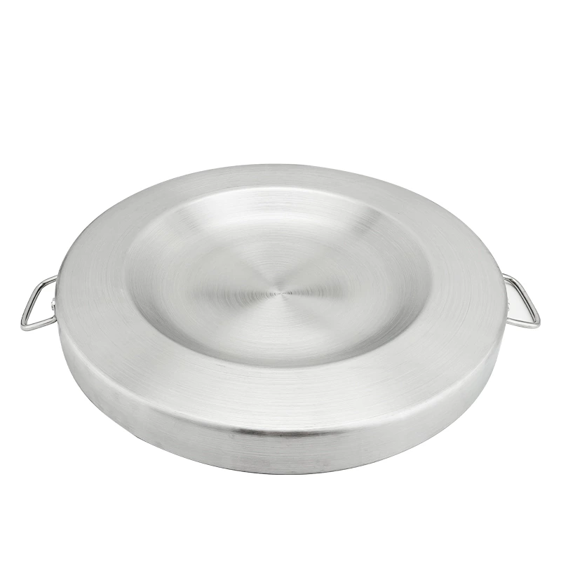 Heavy Duty 23‘’ Stainless Steel Convex Comal Griddle Pan for Taco Grill and Fry