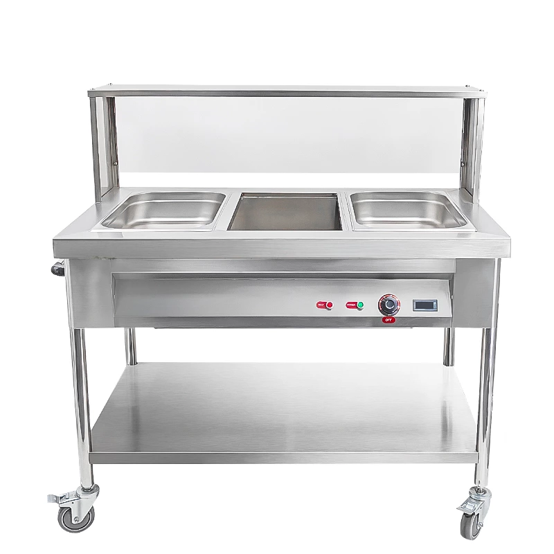 Commercial Electric steam table countertop Food Warmer