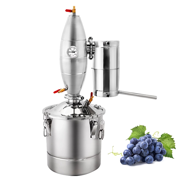 Alcohol Distiller Brewing Kit Stainless Steel Wine Making Boiler