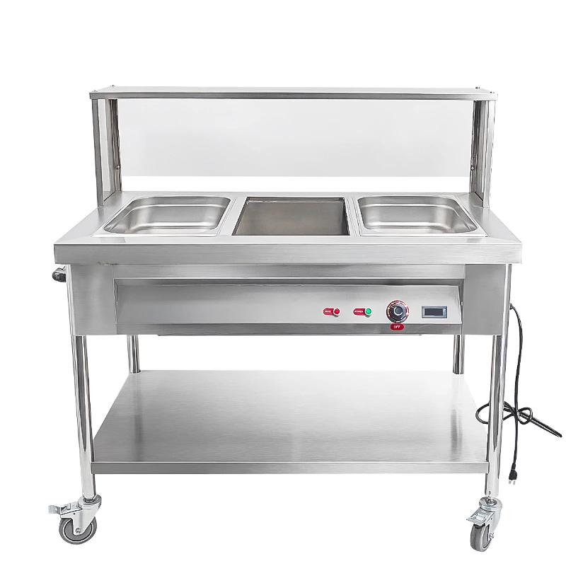 Commercial Electric steam table countertop Food Warmer