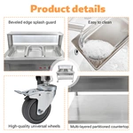 Commercial Electric steam table countertop Food Warmer