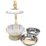 Fancy Hanging Gold 8L Stainless Steel Chafing Dish Buffet Set