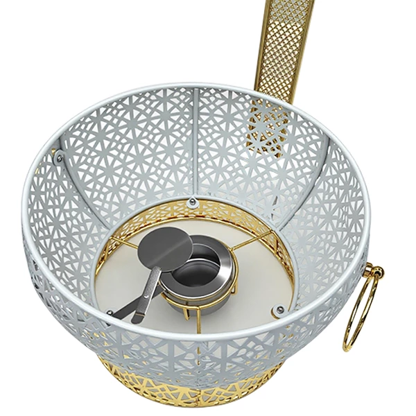 Fancy Hanging Gold 8L Stainless Steel Chafing Dish Buffet Set