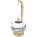 Fancy Hanging Gold 8L Stainless Steel Chafing Dish Buffet Set