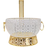 Fancy Hanging Gold 8L Stainless Steel Chafing Dish Buffet Set