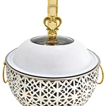 Fancy Hanging Gold 8L Stainless Steel Chafing Dish Buffet Set