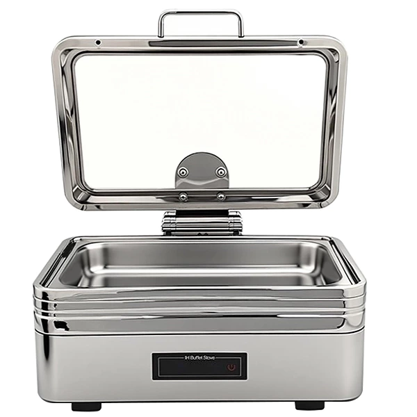 Electric Chafer Dishes 9L Stainless Steel Buffet Set