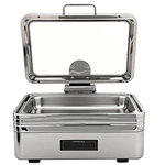 Electric Chafer Dishes 9L Stainless Steel Buffet Set