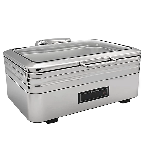 Electric Chafer Dishes 9L Stainless Steel Buffet Set