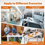 Stainless Steel Commercial Open Base Folding Worktable