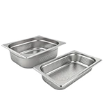 Stainless Steel 2/1 2/3 GN Container Perforated