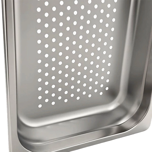 Its anti-jam edges ensure easy stacking, while smooth corners simplify cleaning and improve hygiene.