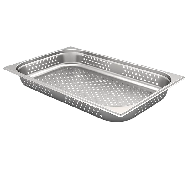 Stainless Steel 2/1 2/3 GN Container Perforated