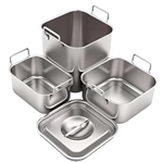 Stainless Steel Square Bain Marie Pots