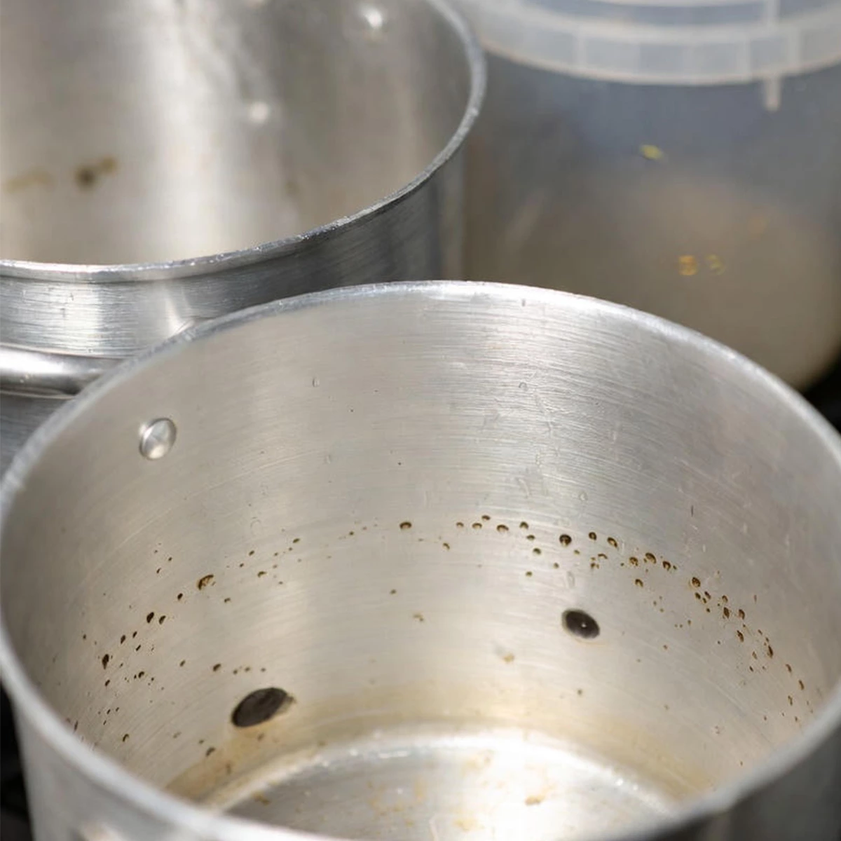 Reactivity Risks Standard aluminum pots react with the acids and high salt concentration found in brines. 