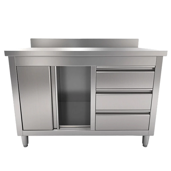 Stainless Steel Work Table Cabinet