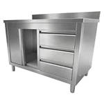 Stainless Steel Work Table Cabinet