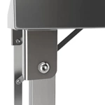 Stainless Steel Commercial Open Base Folding Worktable