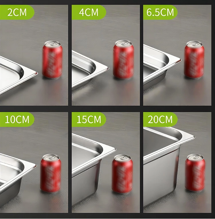 Full size Stainless Steel Gastronorm Container