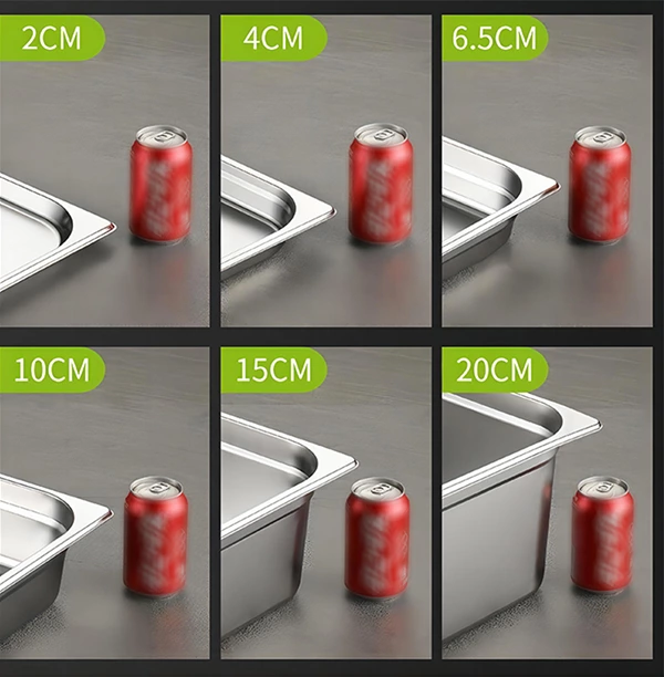 Capacity Chart for Hotel Pan Depth Matters