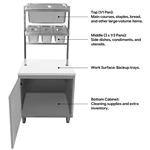 Commercial Stainless Steel Locker Restaurant Hotel Food or Tableware Multi-Function Locker