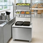 Commercial Stainless Steel Locker Restaurant Hotel Food or Tableware Multi-Function Locker