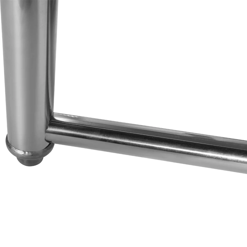 Stainless Steel Foot Operated Hand Wash Sink, Commercial Knee Operated Handwashing Basin with Splash Back for Restaurant Kitchen