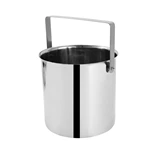 Stainless Steel Handled Ice Bucket, Portable Wine Champagne Cooler Bucket for Bar, Restaurant, Party
