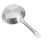 Stainless Steel Non Stick Frying Pan with Encapsulated Base, Commercial Fry Pan with Stainless Steel Handle for Restaurant Kitchen