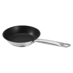 Stainless Steel Non Stick Frying Pan with Encapsulated Base, Commercial Fry Pan with Stainless Steel Handle for Restaurant Kitchen