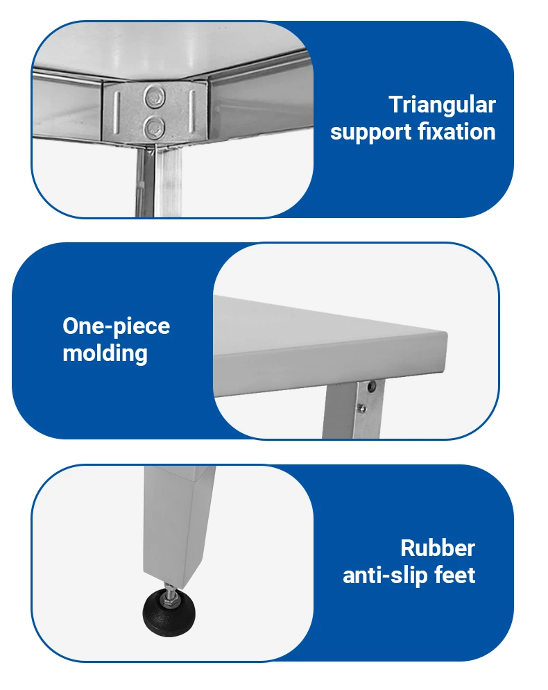 Height‑Adjustable Stainless Steel Work Table with Hand Crank, Commercial Prep Table with Undershelf & Leveling Feet for Restaurant Kitchen