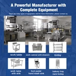 Commercial Stainless Steel Work Bench | OEM ODM for Restaurant Canteen Bakery
