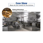 Commercial Stainless Steel Work Bench | OEM ODM for Restaurant Canteen Bakery