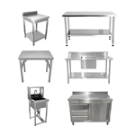 Commercial Stainless Steel Work Bench | OEM ODM for Restaurant Canteen Bakery
