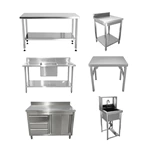 Commercial Stainless Steel Work Bench | OEM ODM for Restaurant Canteen Bakery