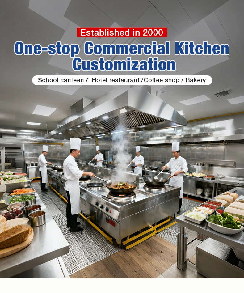 Commercial Stainless Steel Work Bench | OEM ODM for Restaurant Canteen Bakery