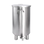 Stainless Steel Pedal Trash Can With Removable Inner Bucket & Wheels, Commercial Foot‑Operated Waste Bin for Kitchen Restaurant Hotel