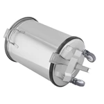 Stainless Steel Commercial Pedal Trash Can with Wheels, Round Mobile Foot Operated Waste Bin for Restaurant Kitchen