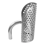 Stainless Steel Perforated Gold Prospecting Scoop, Sand Sifting Screen Scoop for River Beach Gold Panning