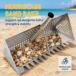 Heavy Duty Gold Mining Sand Scoop with Handle Tube, Handheld Sifting Tool for Gold Prospectors